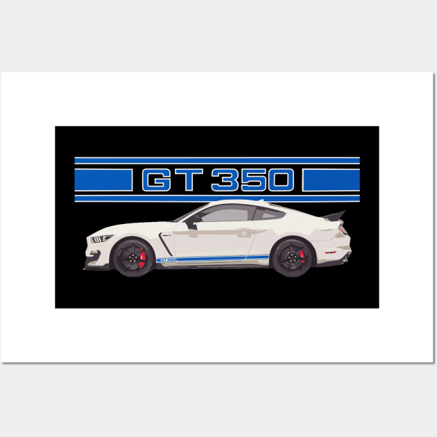 Shelby gt350 heritage special retro Wall Art by cowtown_cowboy